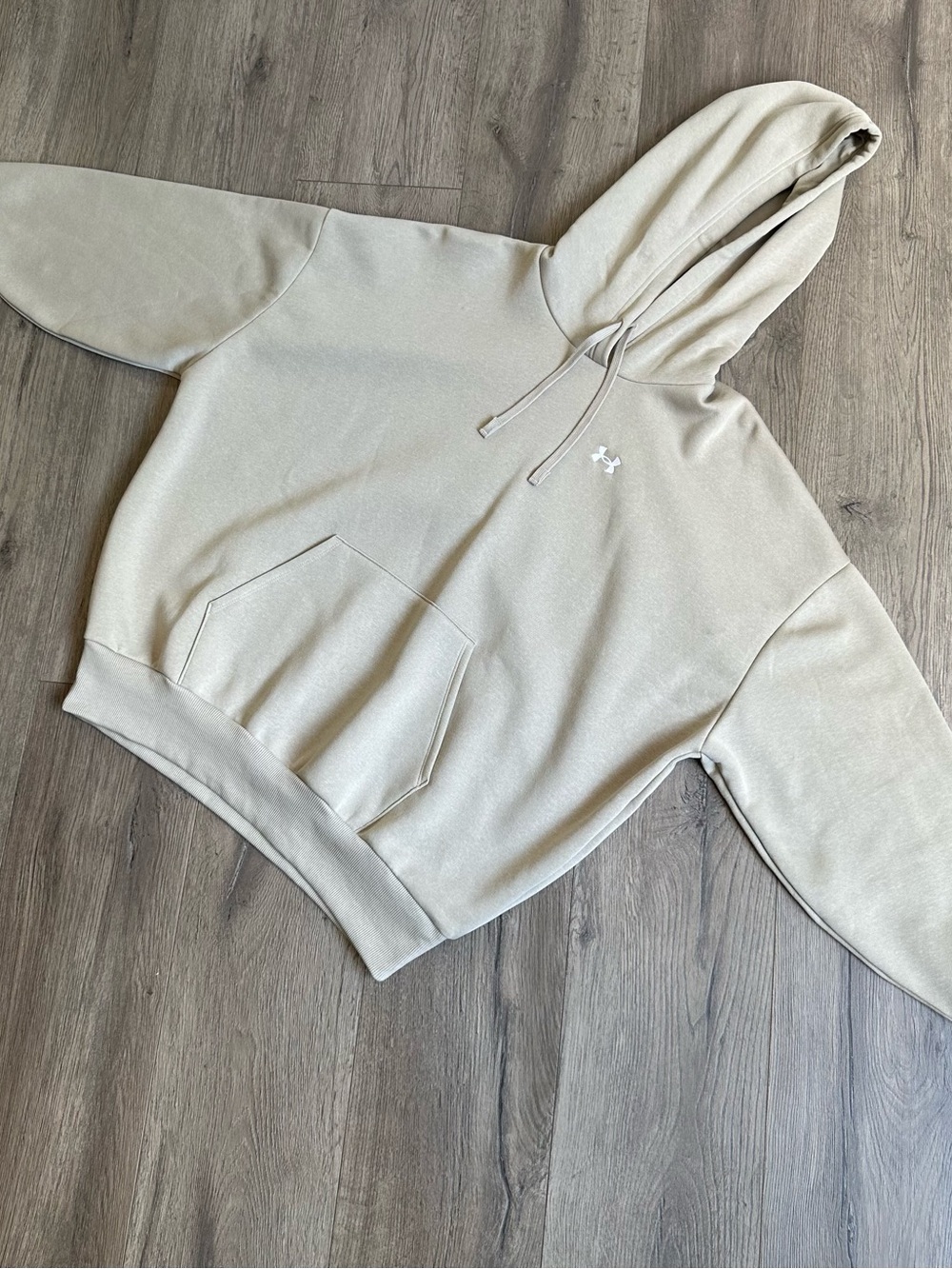 Under Armour Oversized Beige Hoodie